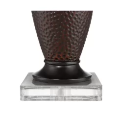 360 Lighting Cody Rustic Farmhouse Table Lamps Set Of 2 With Square Risers 27 1/2" Tall Oiled Bronze Hammered Oatmeal Drum Shade For Bedroom Bedside 7 360 Lighting Cody Rustic Farmhouse Table Lamps Set Of 2 With Square Risers 27 1/2" Tall Oiled Bronze Hammered Oatmeal Drum Shade For Bedroom Bedside -Lighting Discount Store GUEST 0195101f 6956 4bf7 953a f5d66b9959c7