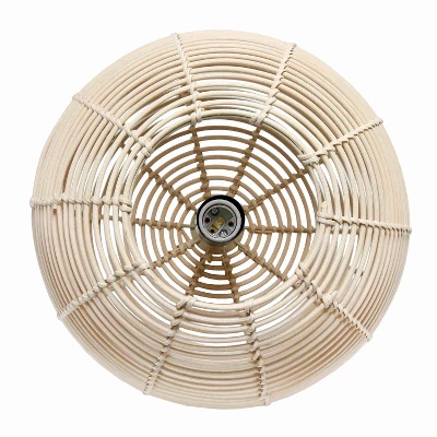 Ball Shaped Rattan Pendant Light Beige - Lalia Home 7 Ball Shaped Rattan Pendant Light Beige - Lalia Home - Image 7