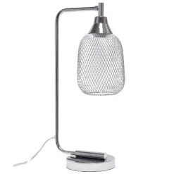 Industrial Mesh Desk Lamp Chrome - Lalia Home -Lighting Discount Store GUEST 049c3848 72c7 4b8b 8f9e 50c449ab1719