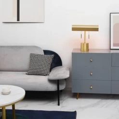 16" 2-Light Blake Table Lamp Matte Brass - Globe Electric 8 16" 2-Light Blake Table Lamp Matte Brass - Globe Electric -Lighting Discount Store GUEST 05099ccc 46b6 4d9a b97c 0ed65b2b68d6