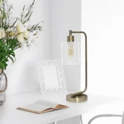 Modern Iron Table Lamp With Glass Shade Antique Brass - Lalia Home 10 Modern Iron Table Lamp With Glass Shade Antique Brass - Lalia Home -Lighting Discount Store GUEST 099a68a8 d970 4120 a2cf 6b6e99eb7169