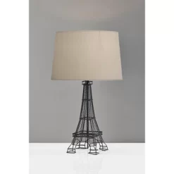 Adesso Eiffel Tower Table Lamp Black/Beige: Acrylic 3-D Base, No Assembly, UL Listed, Modern Decor 5 Adesso Eiffel Tower Table Lamp Black/Beige: Acrylic 3-D Base, No Assembly, UL Listed, Modern Decor -Lighting Discount Store GUEST 0c07cc7f d976 49fc a41a e604fc4f83e5