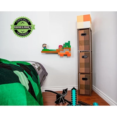 Ukonic Minecraft Brownstone Torch Standing Floor Lamp And Storage Unit | 5 Feet Tall 4 Ukonic Minecraft Brownstone Torch Standing Floor Lamp And Storage Unit | 5 Feet Tall - Image 4