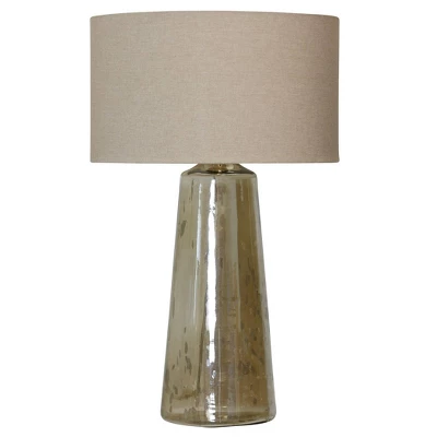 Aged Gold Luster Glass Base Table Lamp - StyleCraft: Modern Linen Shade, UL Listed, No Assembly Required 1 Aged Gold Luster Glass Base Table Lamp - StyleCraft: Modern Linen Shade, UL Listed, No Assembly Required