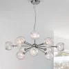 31.5" X 31.5" X 85" 12-Light Ginherd Satellite Chandelier Gray - Warehouse Of Tiffany