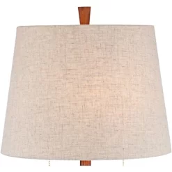 360 Lighting Omar Modern Modern Mid Century Table Lamps 28 3/4" Tall Set Of 2 Brown Wood Oatmeal Tapered Drum Shade For Bedroom Living Room Bedside 7 360 Lighting Omar Modern Modern Mid Century Table Lamps 28 3/4" Tall Set Of 2 Brown Wood Oatmeal Tapered Drum Shade For Bedroom Living Room Bedside -Lighting Discount Store GUEST 17ee3cd7 96af 4e8a a866 98388bc2bca9
