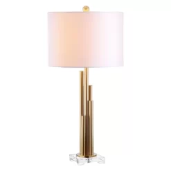 (Set Of 2) 32" Hopper Table Lamp Brass Gold (Includes LED Light Bulb) - Safavieh -Lighting Discount Store GUEST 1f77c6ac 6368 4fbf 9c0e 5f2322f0aad8
