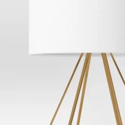 21.5"x11" Large Geo Table Lamp Brass - Threshold™ -Lighting Discount Store GUEST 21bb2ae5 9400 47de 9c5d 54aeec51a56a