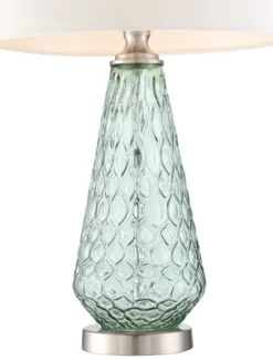 360 Lighting Julia 26 3/8" Tall Modern Coastal Table Lamps Set Of 2 Seafoam Green Glass Living Room Bedroom Bedside Nightstand House Off-White Shade 9 360 Lighting Julia 26 3/8" Tall Modern Coastal Table Lamps Set Of 2 Seafoam Green Glass Living Room Bedroom Bedside Nightstand House Off-White Shade -Lighting Discount Store GUEST 2208181a 445f 428c 8e91 79abc283d855