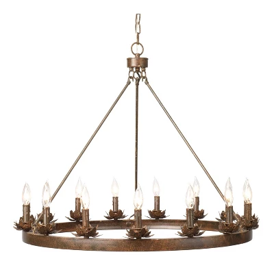 Ring Chandelier Brown - Splendor Home 3 Ring Chandelier Brown - Splendor Home - Image 3