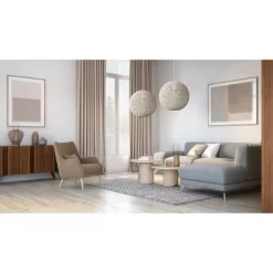 Havana Extra Large Pendant Cream Rattan - Adesso