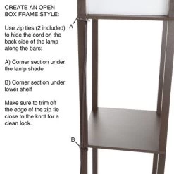 Hastings Home Floor Lamp – Etagere Style Standing Light With 3 Tiers Of Storage Shelving, Brown 10 Hastings Home Floor Lamp – Etagere Style Standing Light With 3 Tiers Of Storage Shelving, Brown -Lighting Discount Store GUEST 2cb8f433 3fa0 4ace 8070 1f4897c111fc