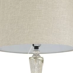 Glass Table Lamp With Faux Mercury Glass Finish Silver - Olivia & May -Lighting Discount Store GUEST 2e87f7a7 7768 4477 b5d6 6a30ac039de5