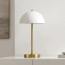 Goldie Table Lamp - 18 Inch Height - TBL4566 - Brass/White - Safavieh -Lighting Discount Store GUEST 3271e8fc 4700 49ee b0da a0f5f0a6e806