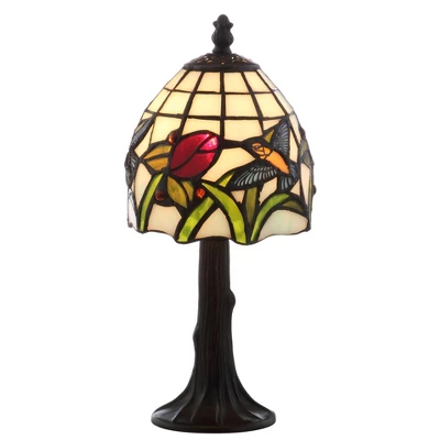 JONATHAN Y Hummingbird Tiffany-Style LED Table Lamp 1 JONATHAN Y Hummingbird Tiffany-Style LED Table Lamp