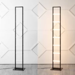 59.3" JONATHAN Y Ivan Minimalist Modern Iron Ladder Dimmable Integrated LED Floor Lamp: ETL Listed, 3000K -Lighting Discount Store GUEST 37b98284 b16b 426f b9ba ff9602f53378