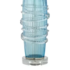 360 Lighting Artic 28 1/2" Tall Modern Coastal End Table Lamp Handcrafted Blue Sea Art Glass Single White Shade Living Room Bedroom (Colors May Vary) 6 360 Lighting Artic 28 1/2" Tall Modern Coastal End Table Lamp Handcrafted Blue Sea Art Glass Single White Shade Living Room Bedroom (Colors May Vary) -Lighting Discount Store GUEST 3d9ed58d a0d7 4df3 aee0 c751ee6599e9