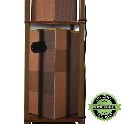 Ukonic Minecraft Brownstone Torch Standing Floor Lamp And Storage Unit | 5 Feet Tall 2 Ukonic Minecraft Brownstone Torch Standing Floor Lamp And Storage Unit | 5 Feet Tall - Image 2