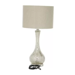 Glass Table Lamp With Faux Mercury Glass Finish Silver - Olivia & May -Lighting Discount Store GUEST 3f44cc8b 4e37 45a4 8e2e 8312bd5a0ea1