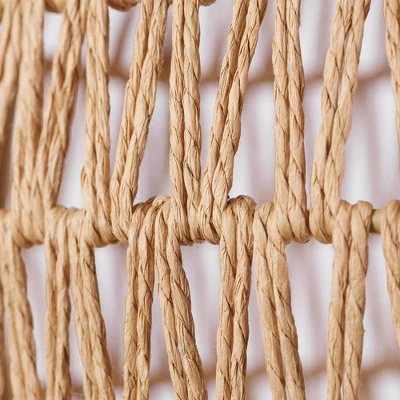 Tika 1-Light Natural Blonde Pendant Lighting With Twine Shade - Globe Electric 5 Tika 1-Light Natural Blonde Pendant Lighting With Twine Shade - Globe Electric - Image 5