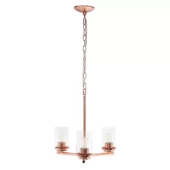 3-Light 15" Classic Contemporary Clear Glass/Metal Hanging Pendant Chandelier - Lalia Home 28 3-Light 15" Classic Contemporary Clear Glass/Metal Hanging Pendant Chandelier - Lalia Home -Lighting Discount Store GUEST 404b0b7d 230d 487a b696 5b2dad62debd