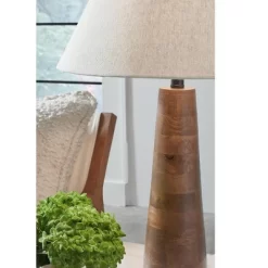 Signature Design By Ashley Danset Natural Wood Table Lamp With Fabric Shade - Honey Brown 6 Signature Design By Ashley Danset Natural Wood Table Lamp With Fabric Shade - Honey Brown -Lighting Discount Store GUEST 4699b709 cfbd 476e 98b6 61092c7a2340