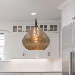 18" Valencia Teardrop Glass Pendant - River Of Goods -Lighting Discount Store GUEST 47777d1a 0a6f 4100 b51d fd4d3a45901b