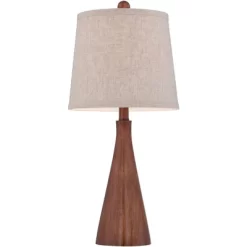 360 Lighting Fraiser Modern Accent Table Lamp 23 1/2" High Brown Faux Wood Oatmeal Drum Shade For Bedroom Living Room Bedside Nightstand Office Kids 11 360 Lighting Fraiser Modern Accent Table Lamp 23 1/2" High Brown Faux Wood Oatmeal Drum Shade For Bedroom Living Room Bedside Nightstand Office Kids -Lighting Discount Store GUEST 48092781 2b61 43c7 9707 6313273c5557
