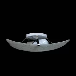 Flushmount Ceiling Light With Scroll Swirl Design White - Simple Designs -Lighting Discount Store GUEST 4c5203b7 f599 4458 b424 c06a6660fdcc