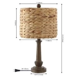 Set Of 2 21.25"Leona Rustic Farmhouse Handwoven Rattan/Resin Table Lamps (Includes LED Light Bulb) Brown Wood Finish - JONATHAN Y: Boho Style 16 Set Of 2 21.25"Leona Rustic Farmhouse Handwoven Rattan/Resin Table Lamps (Includes LED Light Bulb) Brown Wood Finish - JONATHAN Y: Boho Style -Lighting Discount Store GUEST 4c57cfae cd2e 4206 b47b f8ada0f0d6a0