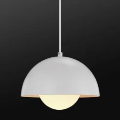 1-Light Amelia Plug-In Pendant With Glass Shade Matte White - Globe Electric -Lighting Discount Store GUEST 4f88bbb4 fc26 4665 b03e 83b71dec3a6e