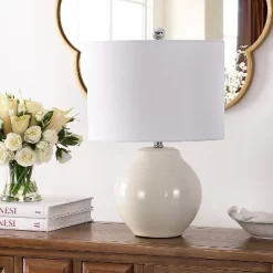 Zaid Table Lamp - 21.5 Inch Height - TBL4348 - Ivory - Safavieh