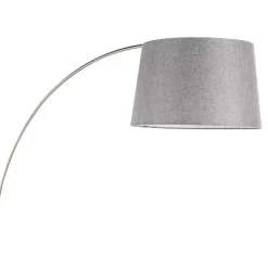 LumiSource March Contemporary Floor Lamp In White Marble And Nickel With Gray Linen Shade: Metal Body, Push Button Foot Switch 14 LumiSource March Contemporary Floor Lamp In White Marble And Nickel With Gray Linen Shade: Metal Body, Push Button Foot Switch -Lighting Discount Store GUEST 52a594ec 4051 40f0 bc4f f3277cfcf9ff