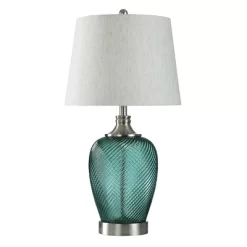 Elyse Oceans Depth Glass Table Lamp Blue - StyleCraft -Lighting Discount Store GUEST 589291df b038 4e1d 80de 0c4c492636b7