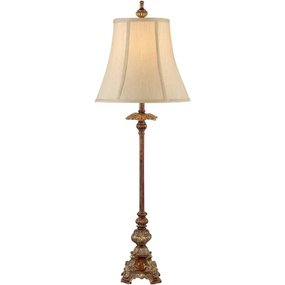 Regency Hill Juliette 36 1/2" Tall Skinny Large Buffet Traditional End Table Lamps Set Of 2 Brown Light Bronze Finish Living Room Bedroom Bedside 6 Regency Hill Juliette 36 1/2" Tall Skinny Large Buffet Traditional End Table Lamps Set Of 2 Brown Light Bronze Finish Living Room Bedroom Bedside - Image 6