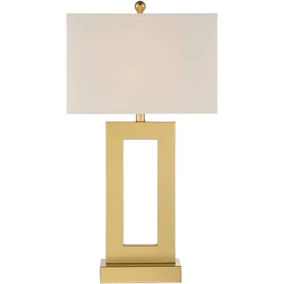 360 Lighting Marshall Modern Table Lamp With White Marble Riser 30" Tall Champagne Gold Oatmeal Shade For Bedroom Living Room Bedside Nightstand House 5 360 Lighting Marshall Modern Table Lamp With White Marble Riser 30" Tall Champagne Gold Oatmeal Shade For Bedroom Living Room Bedside Nightstand House - Image 5