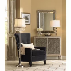 360 Lighting Mersenne Modern Table Lamp 26" High Clear Crystal Globes Stacked Silver Pole White Drum Shade For Bedroom Living Room Bedside Nightstand -Lighting Discount Store GUEST 615d984f adb7 43a4 98e1 d9db3868394f