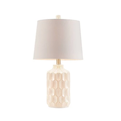 22" Contour Table Lamp Ivory 8 22" Contour Table Lamp Ivory - Image 8