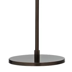 Possini Euro Design Modern Arc Floor Lamp With USB Charging Port 69" Tall Bronze Off-White Drum Shade Adjustable Arm Living Room -Lighting Discount Store GUEST 653d4973 54f5 42b0 b344 efaba428ddd2