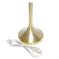 Tapered Desk Lamp With Fabric Drum Shade White - Simple Designs -Lighting Discount Store GUEST 687c6216 cc2e 4f82 8c47 ad6f73783f10