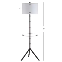 62" Metal Hall End Table Floor Lamp (Includes Energy Efficient Light Bulb) - JONATHAN Y -Lighting Discount Store GUEST 6a5788c8 cef9 431b 95da 9edf3420b355