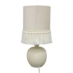Small Table Lamp With Fringe Shade Off-White (Includes LED Light Bulb) - Opalhouse™ Designed With Jungalow™ -Lighting Discount Store GUEST 6a5a28fb 40e2 4ccf aad5 699d151bc234