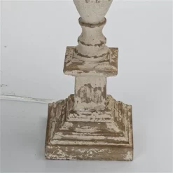 Rustic Vintage Table Lamp With Distressed White And Blue Shade, Elegant Base Design, 28.54" Height, 1pc 12 Rustic Vintage Table Lamp With Distressed White And Blue Shade, Elegant Base Design, 28.54" Height, 1pc -Lighting Discount Store GUEST 6a7df204 a888 4a1f a457 7befc02ed944