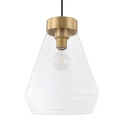 Lighting Discount Store 17 1-Light Montey Globe Pendant With Shade Brushed Gold - EGLO