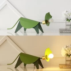 7.5" Gretchen Modern Industrial Iron Triceratops Kids' Lamp (Includes LED Light Bulb) Green - JONATHAN Y -Lighting Discount Store GUEST 6cfc0be2 662f 4fbc bb2b ebfe9fda4683