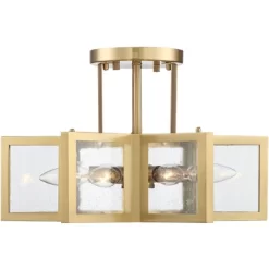 Possini Euro Design Casa Star Modern Ceiling Light Semi Flush Mount Fixture 16" Wide Warm Brass 6-Light Clear Glass For Bedroom Kitchen Living Room 10 Possini Euro Design Casa Star Modern Ceiling Light Semi Flush Mount Fixture 16" Wide Warm Brass 6-Light Clear Glass For Bedroom Kitchen Living Room -Lighting Discount Store GUEST 6e95e3bf 7dc3 4502 8a27 92db18885400