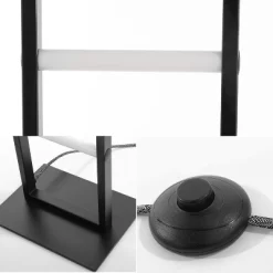 59.3" JONATHAN Y Ivan Minimalist Modern Iron Ladder Dimmable Integrated LED Floor Lamp: ETL Listed, 3000K -Lighting Discount Store GUEST 6f59af48 a401 4c3e a485 fc4754eeddfe