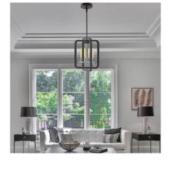 Defong 4-Light Black Pendant Lighting Fixture -Lighting Discount Store GUEST 71cde7a9 936f 484f b550 ff62071c244b