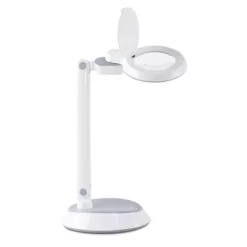 15" Folding Mag Desk Lamp White (Includes LED Light Bulb) - OttLite