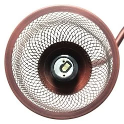 Vintage Arched Floor Lamp With Iron Mesh Shade Red - Lalia Home -Lighting Discount Store GUEST 71fee5dd d9a3 4a26 ac17 b6c0c624b838